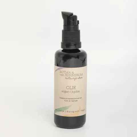 Olie argan jojoba flesje